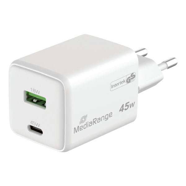 Snelladeradapter USB-A / USB-C&reg; PD QC 45 W