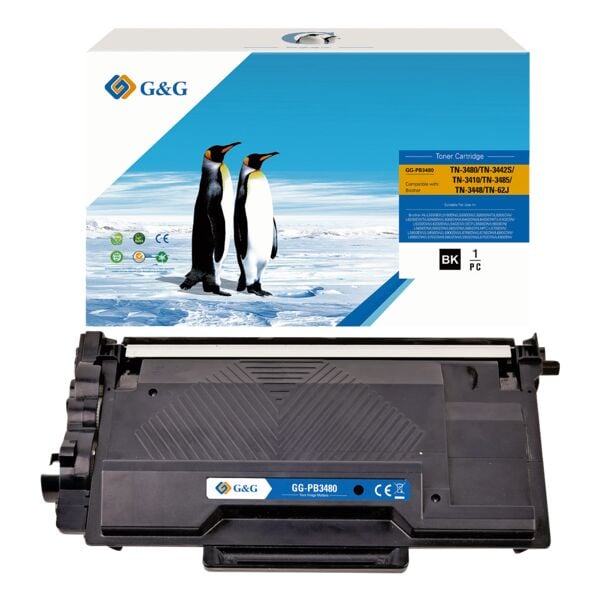 Toner vervangt Brother »TN-3480 XL« zwart