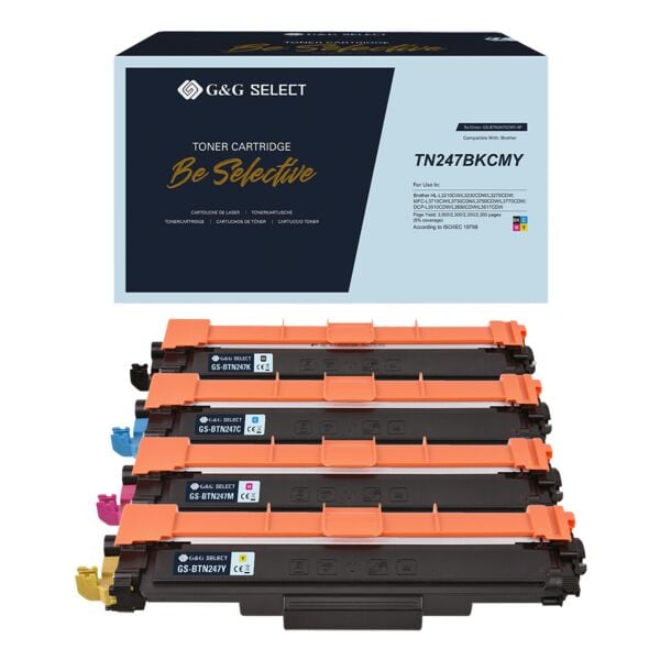 Tonerset ter vervanging van Brother »TN-247 BK/CMY Set«