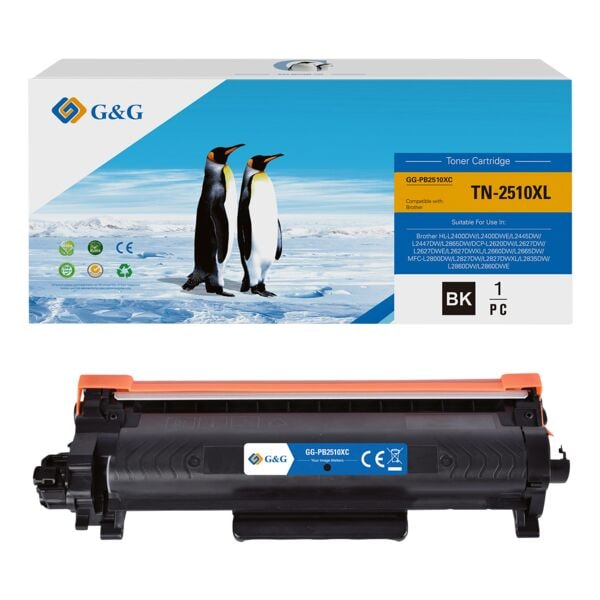 Toner vervangt Brother »TN2510XL« zwart