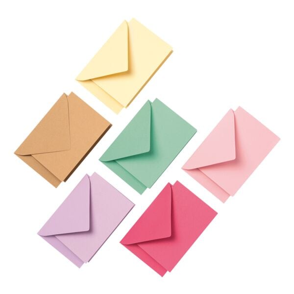 Vouwkaarten »Pastel« A6 6 stuks