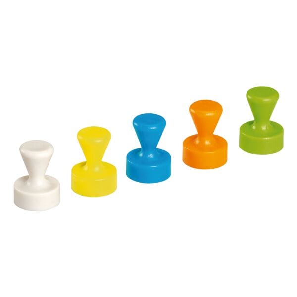 Neodymium-kegelmagneet »5 Farben« Ø 1,2 x 1,6 cm 10 stuks