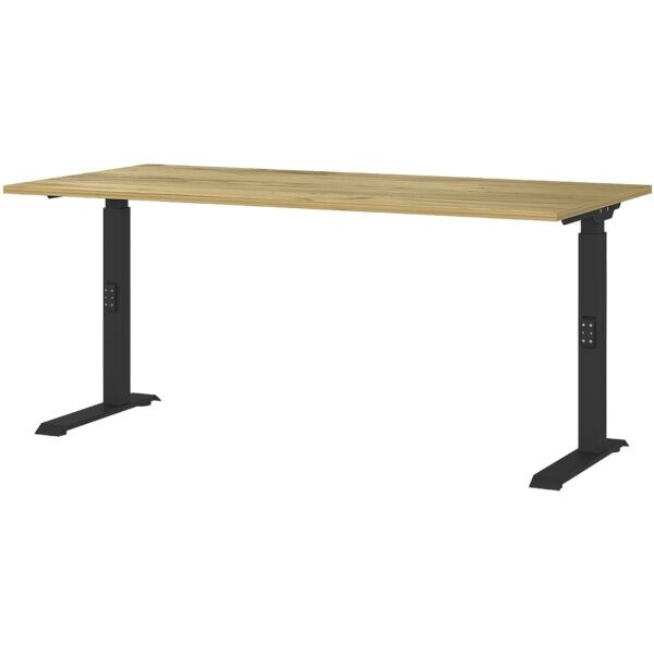 In hoogte verstelbaar bureau (handmatig) »Office-serie« 160 cm
