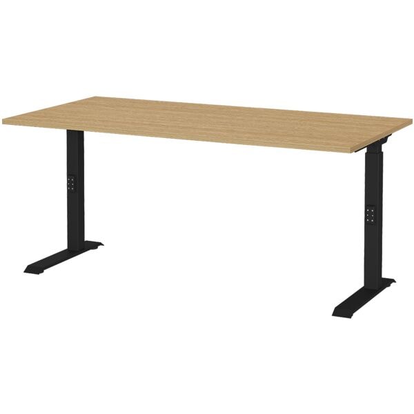 In hoogte verstelbaar bureau (handmatig) »Office-serie« 160 cm
