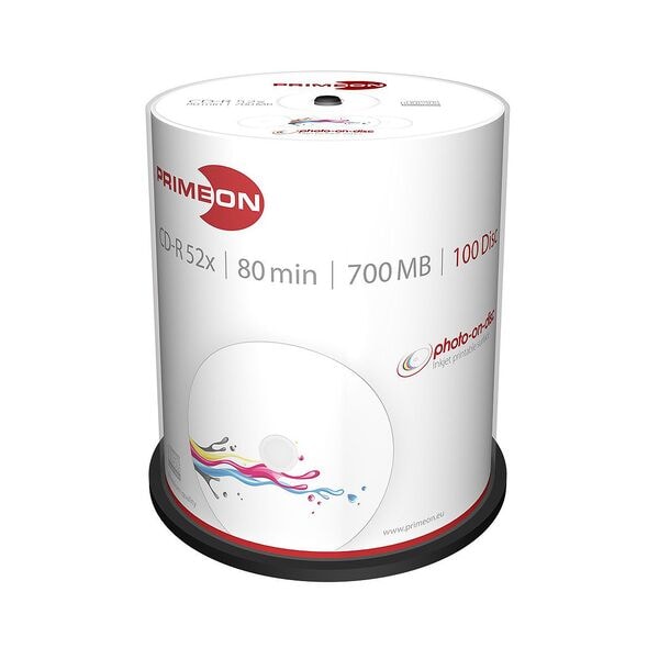 Pak van 100 CD-R's - bedrukbaar