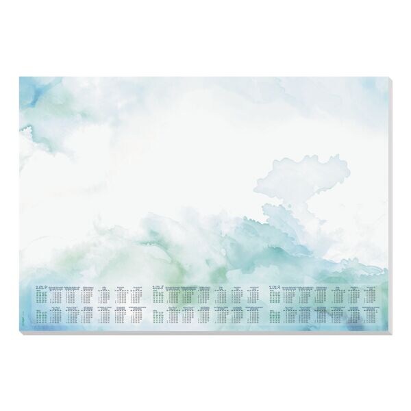 Papieren bureauonderlegger »Watercolor Sea« 30 bladen 59,5/41,0 cm