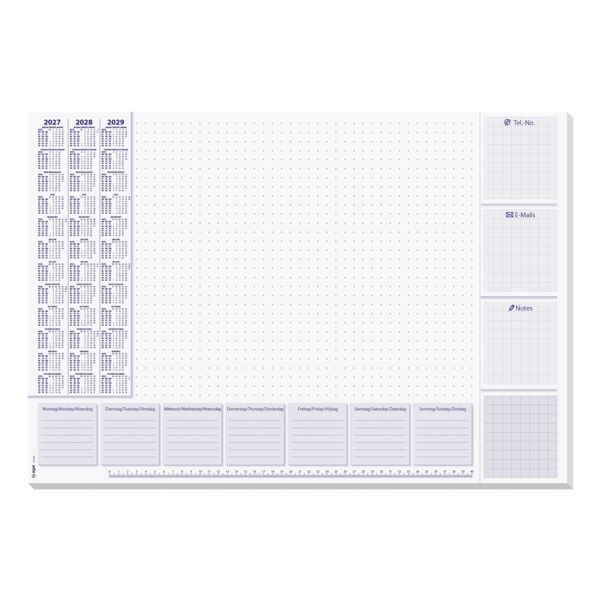 Papieren bureauonderlegger »Lilac« 30 bladen 59,5/41,0 cm