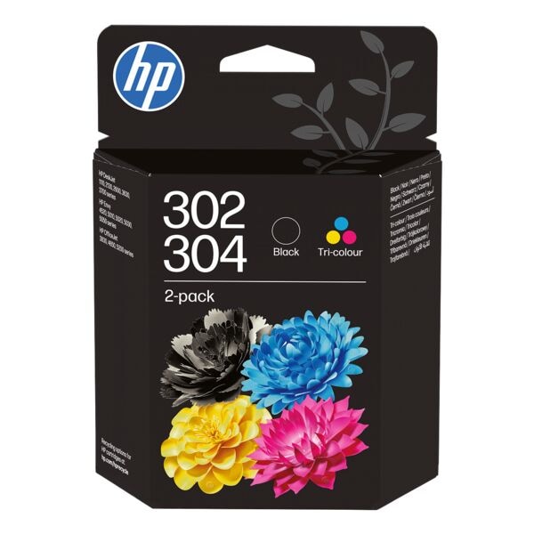 Inktcartridgeset »302/304« B82L1AE zwart / cyaan / magenta / geel