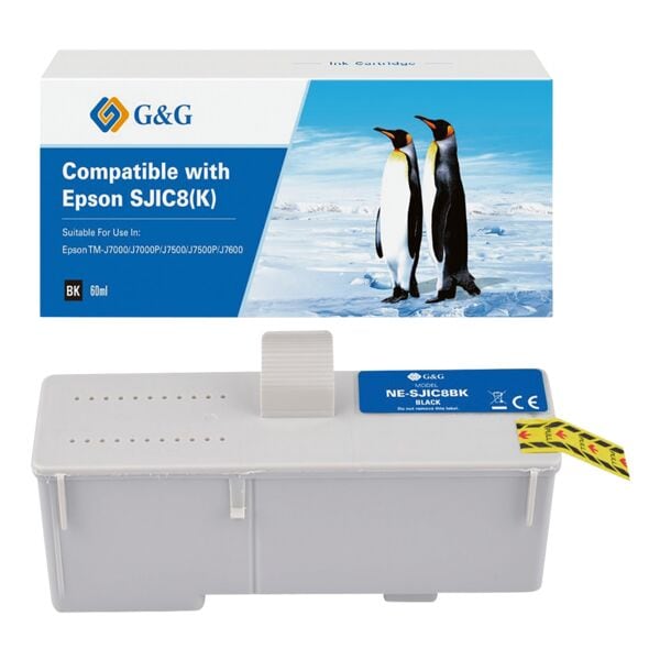Inktcartridge ter vervanging van Epson »SJIC8K(K)« zwart