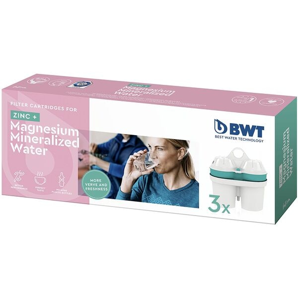 Filterpatroonset »Zinc + magnesium mineralized water« 3 stuks