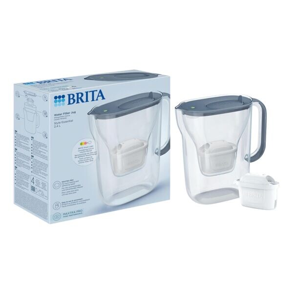 Waterfilterkan »Style Essential« steenblauw incl. filter