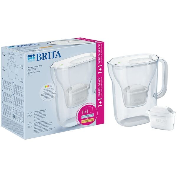 Waterfilterkan »Style Essential« wit incl. 2 filters