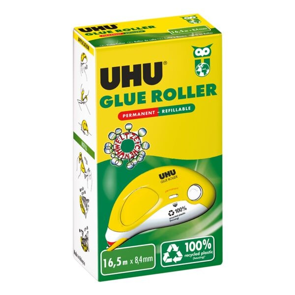 Lijmroller »Permanent« navulbaar 16,5 m x 8,4 mm