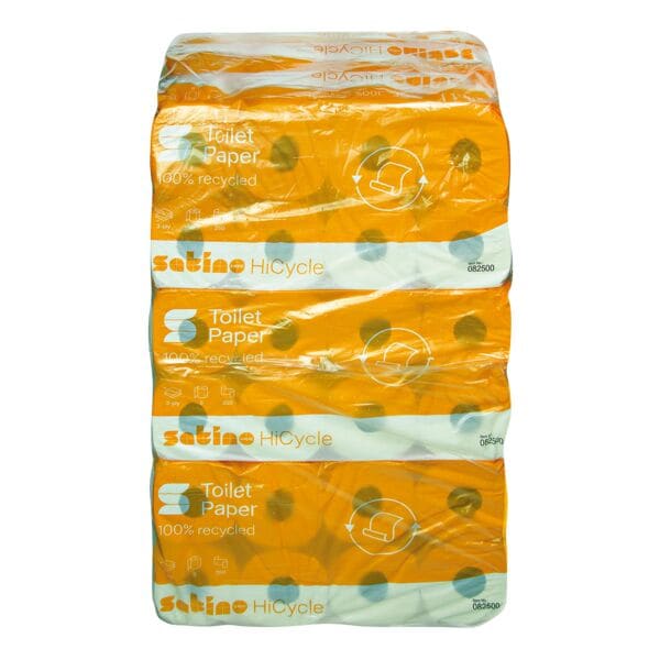 Toiletpapier HiCycle 3-laags 72 rollen (9 pakken à 8 rollen)