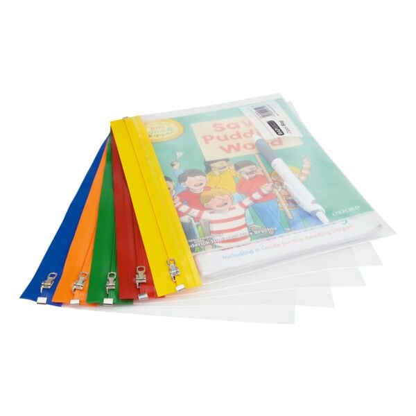 Zakjes met ritssluiting 25 x 19,5 cm 5 stuks