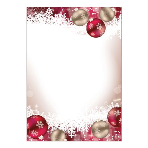Kerstpapier met »Frozen«-motief, blanco, A4 100 vellen