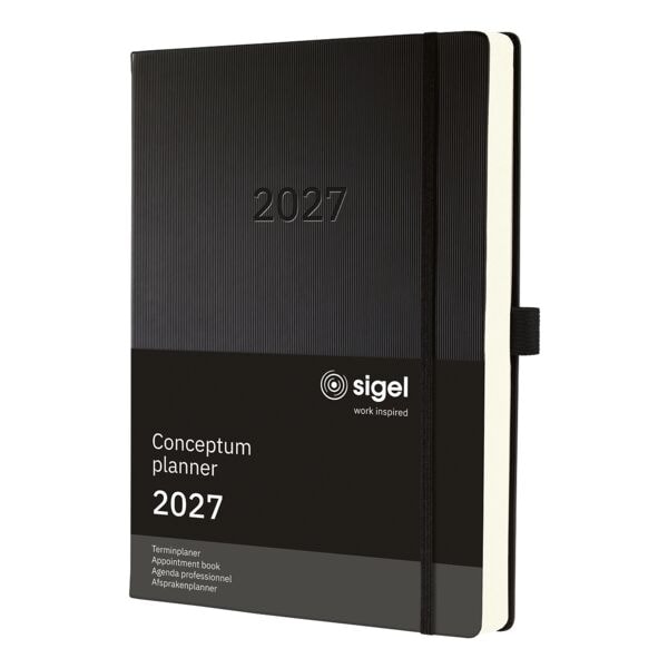 Agenda-boekkalender »Conceptum 2027 hardcover« A4+