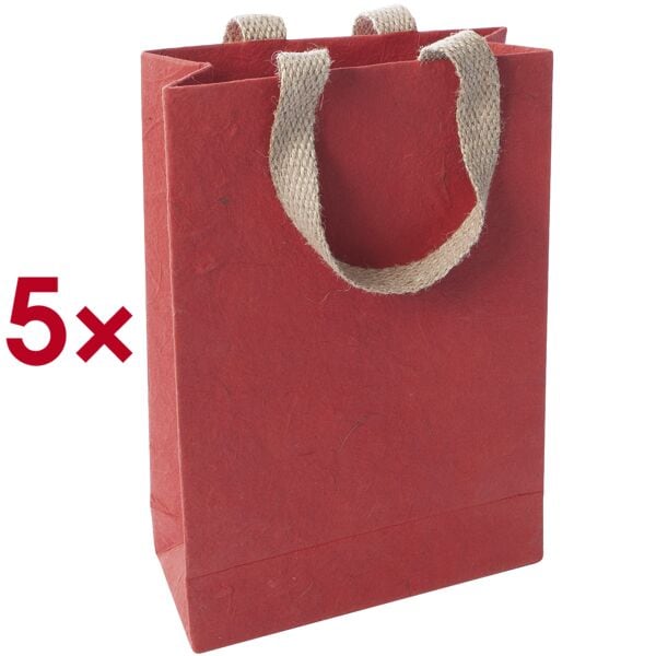 Cadeauzakjes »small jutevezelpapier« 190/280 mm 5 stuks