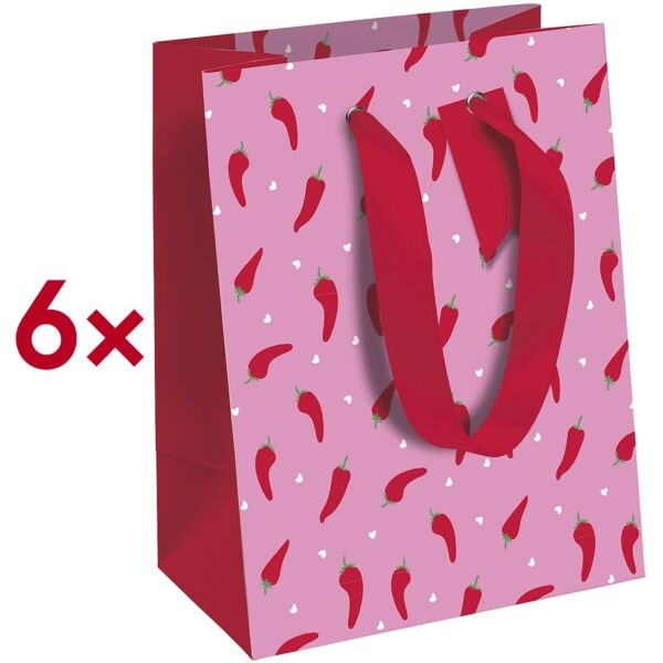 Cadeauzakje »Spicy Love« 215,0/253,0 mm 6 stuks