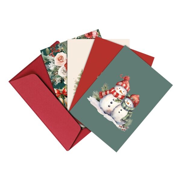 Briefpapier set »Kerstmis« C6 8 kaarten met envelop