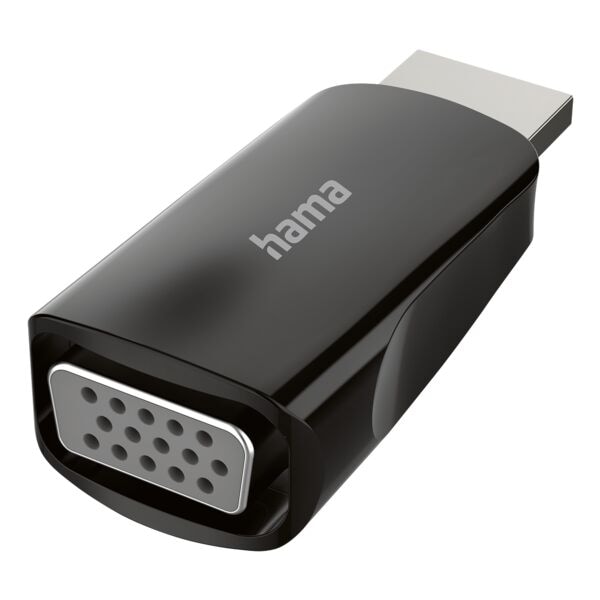 Videoadapter HDMI-stekker - VGA-aansluiting HDMI naar VGA zwart