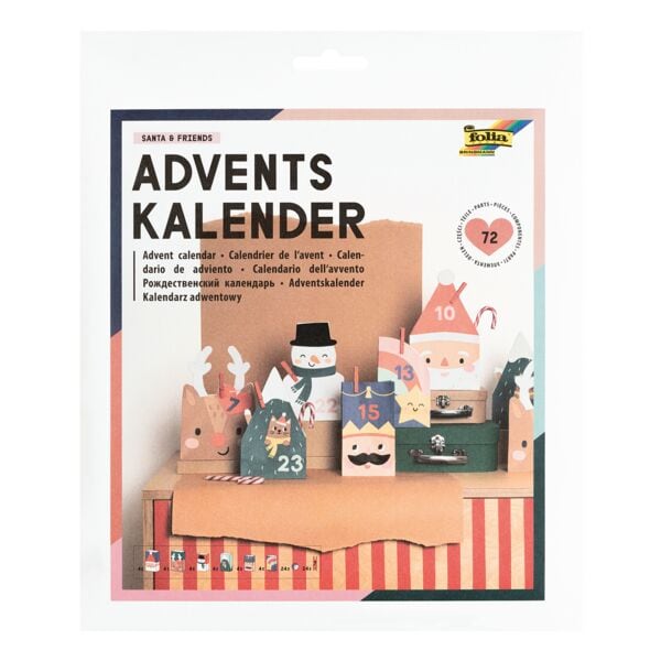 Adventskalender »Santa & Friends« 72-delig