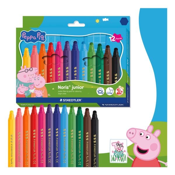 Viltstift »Noris&reg; junior 329 L1 Peppa Pig« 12 stuks
