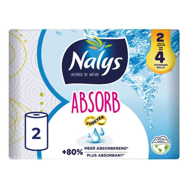 Keukenrollen »Absorb« 2-laags, 2 rollen