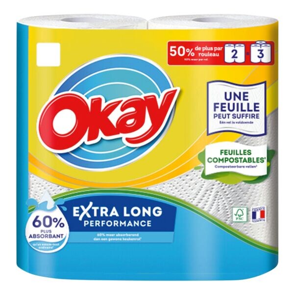 Keukenrollen »Extra Long Performance« 2-laags, 2 rollen