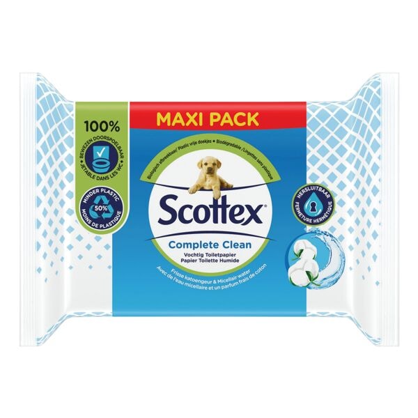 Vochtig toiletpapier Complete Clean 84 bladen