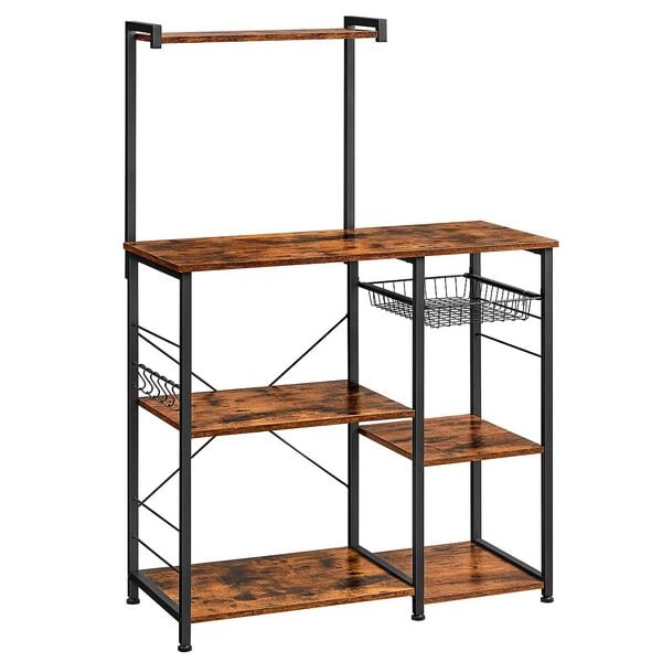 Keukenorganizer bruin / zwart 100/40/134 cm