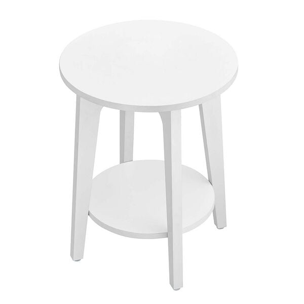Bijzettafel wit 40/40/50,7 cm