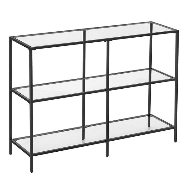 Consoletafel zwart 100/30/73 cm
