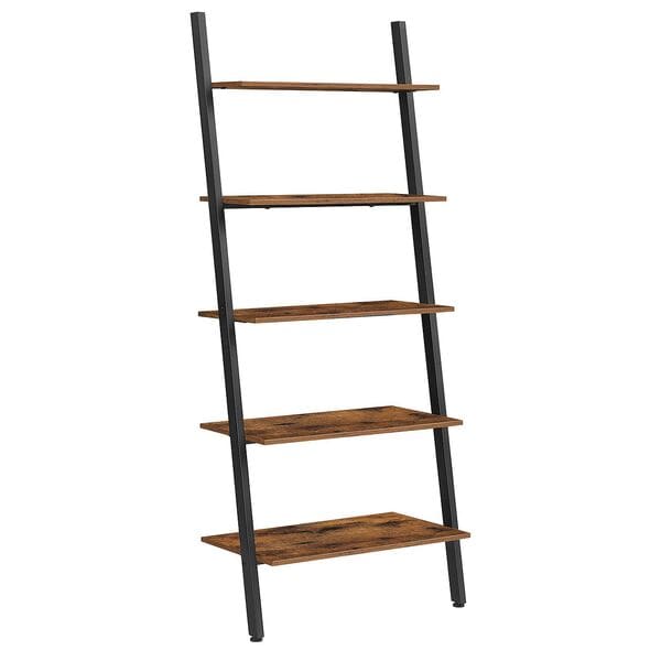 Boekenkast bruin / zwart 80/34/186 cm