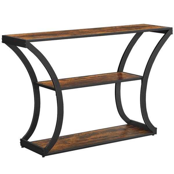 Consoletafel bruin 120/30/80 cm