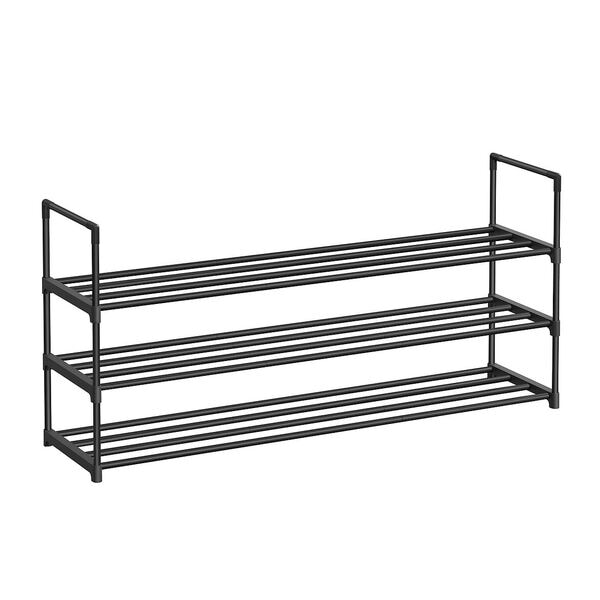 Schoenenrek zwart 150/30/55 cm
