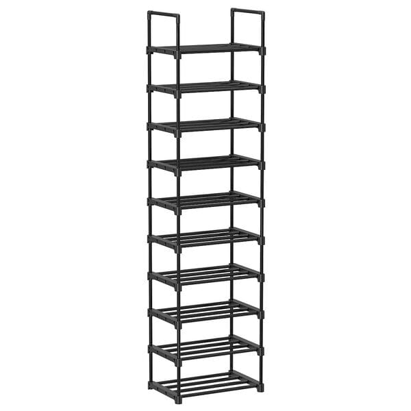 Schoenenrek zwart 60/30/174 cm