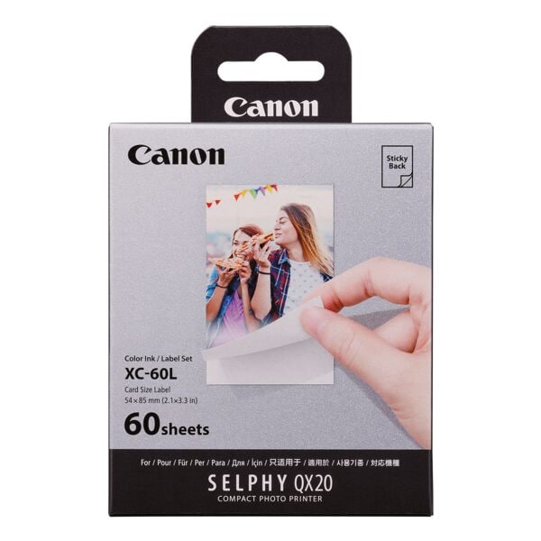 Fotopapierset »XC-60L« 60 stickers 54 x 85 mm