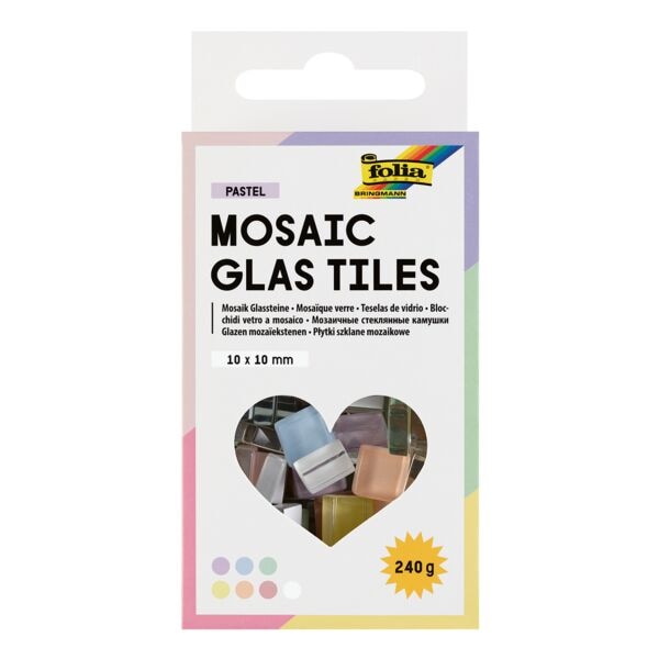 Mozaïekglasstenen »Pastel« 300 stuks