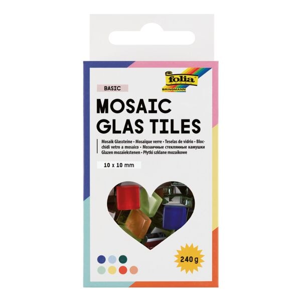 Mozaïekglassteentjes »Basic« 300 stuks