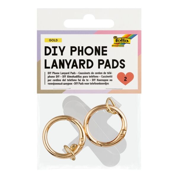Lanyard-houders »DIY Phone« 2 stuks