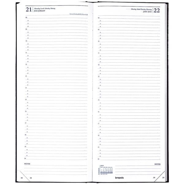Agenda »Saturnus« 2027, speciaal formaat: 1 dag = 1 pagina