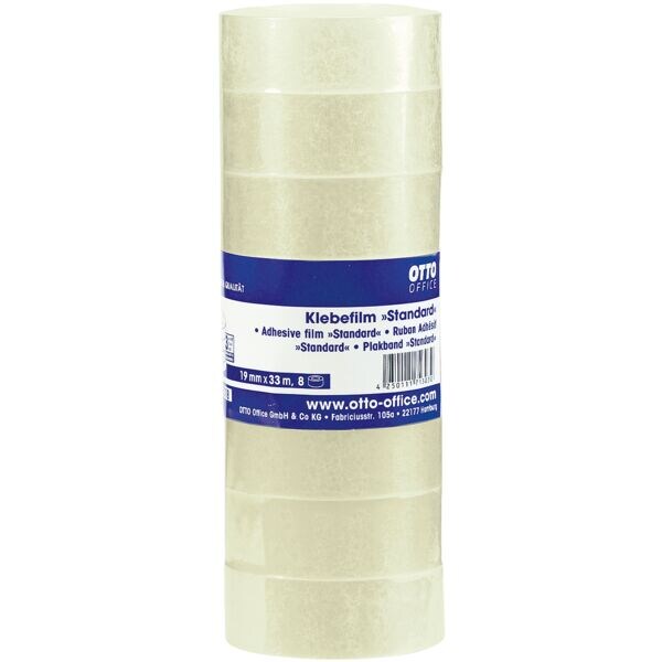 Plakband »Standard« transparant, 19 mm/33 m (B/L)