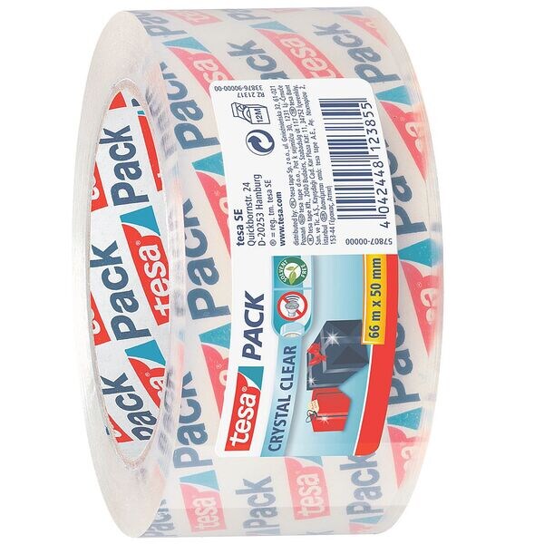 Verpakkingstape »crystal clear« 57807