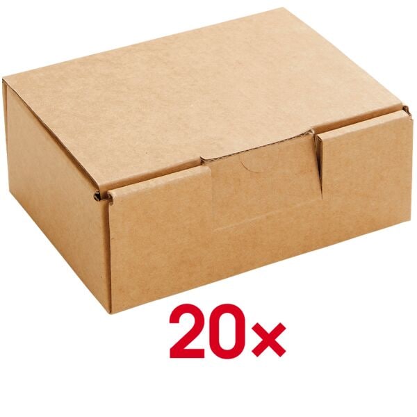 Multifunctionele dozen met klapdeksel 12,0/8,0/4,5 cm - 20 stuks