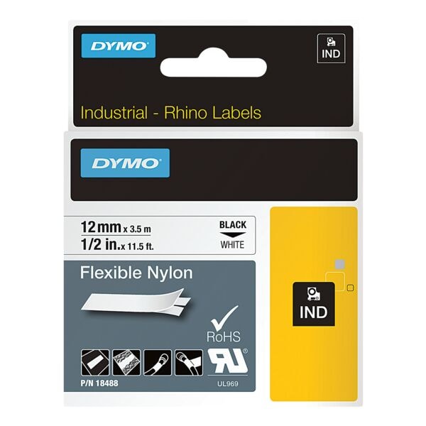 Topprestatie labeltape 12 mm x 3,5 m