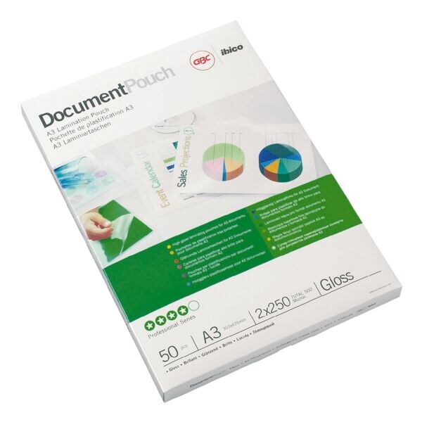 Lamineerfolies Document Pouch A3 100 stuks 100 mic