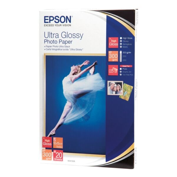 Fotopapier »Ultra Glossy Photo Paper« 10x15 20 bladen