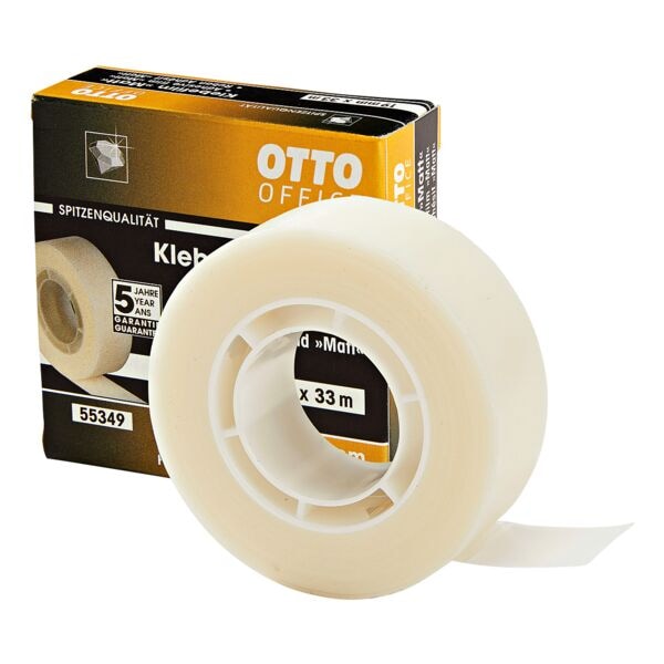 Plakband »Matt« transparant, 19 mm/33 m (B/L)