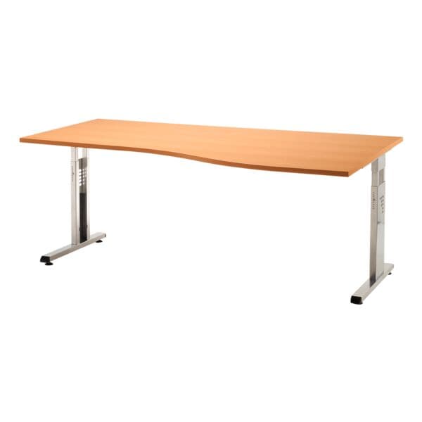 Bureau, vrije vorm »O-Line« 180 cm